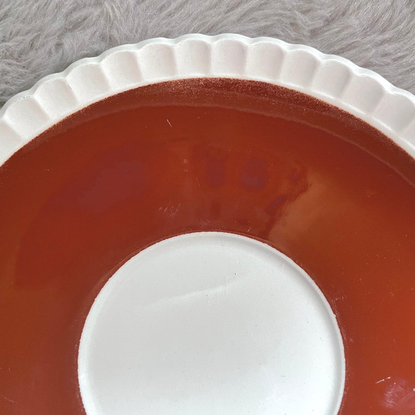 Chocolate colore cup & saucer