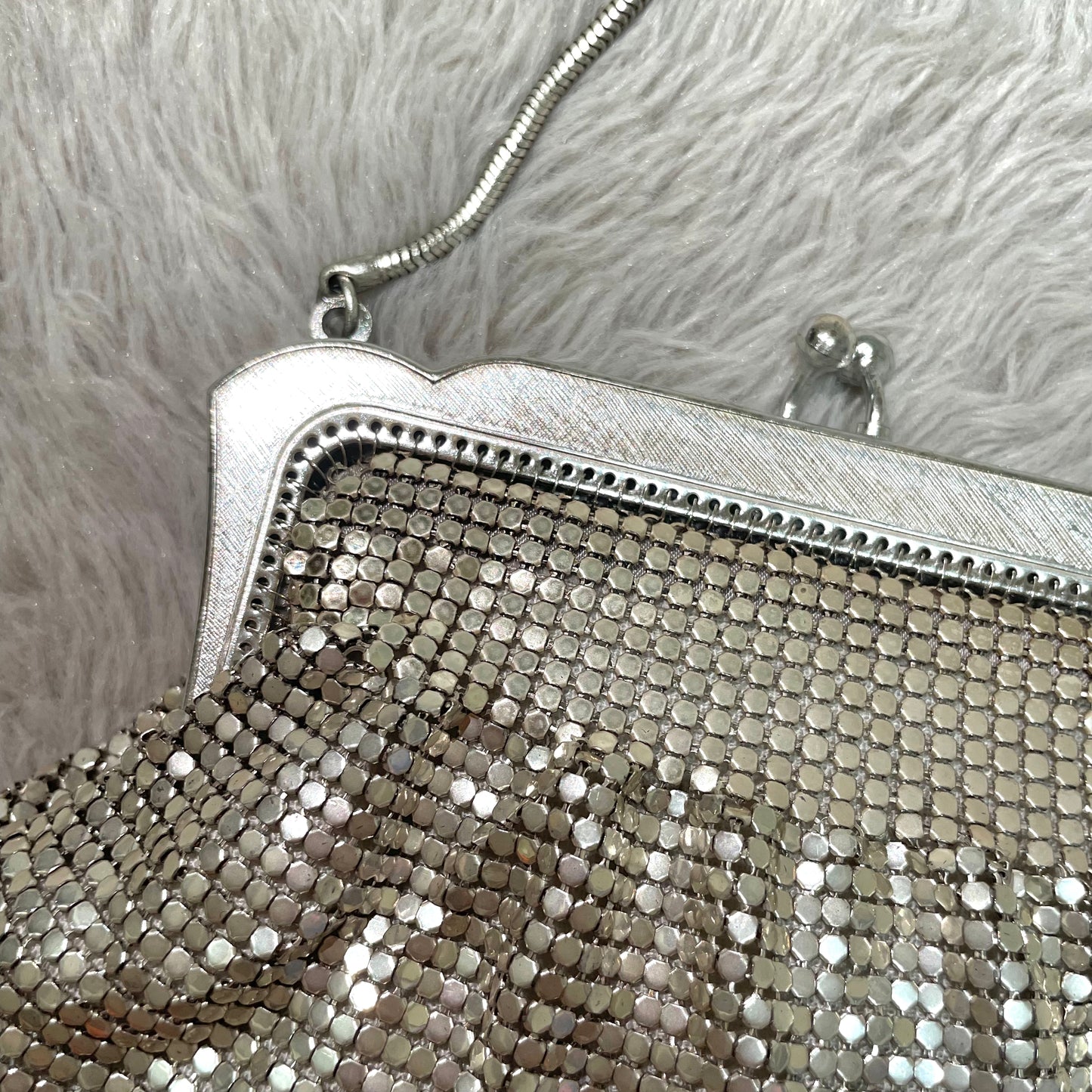 Silver coinpurse bag