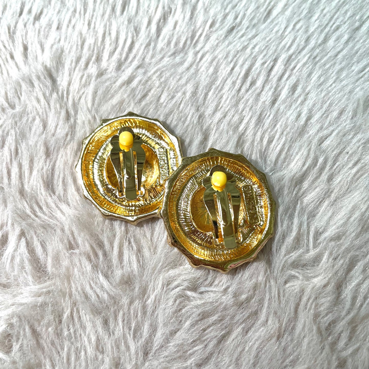 Cookie shaped earrings
