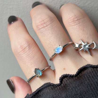【 recommended set 】oval & drop silver
