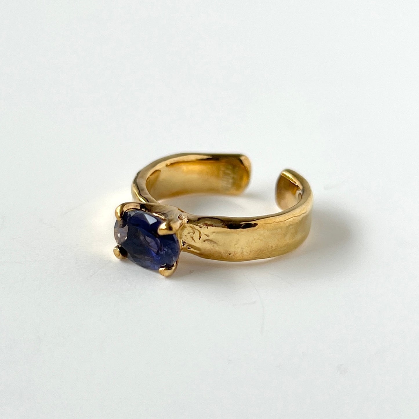 [ iolite ] um gold ring [ free size ]