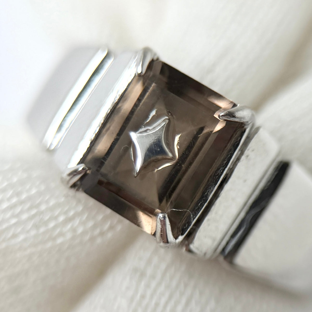 [ smoky quartz ] telescope silver