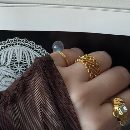 [ labradorite ] churros gold