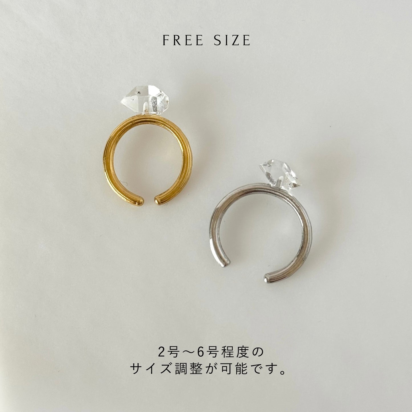 [ herkimer diamond ] churros gold