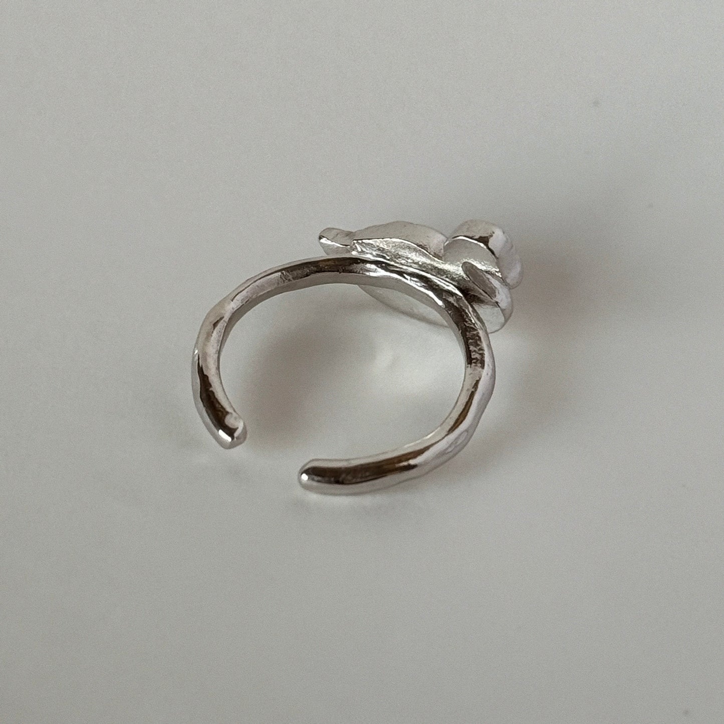 [ silver ] swan pinky