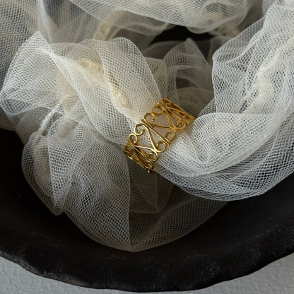 [ gold ] garden heart [ free size ]