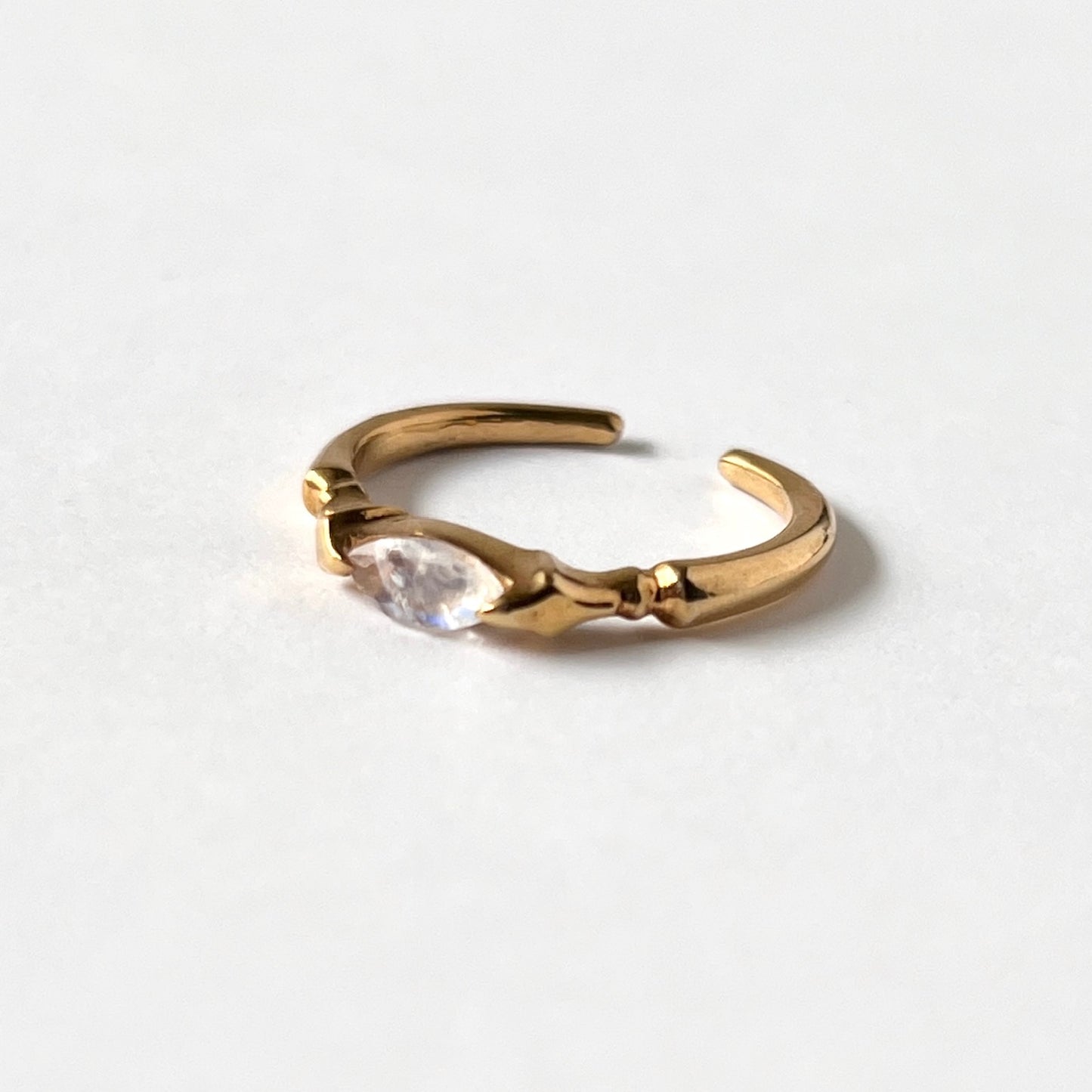 [ rainbow moon stone ] polar star gold