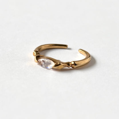 [ rainbow moon stone ] polar star gold