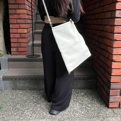 【IVORY】2way suede shoulder tote bag