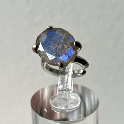 [ labradorite ] GEM ear cuff silver