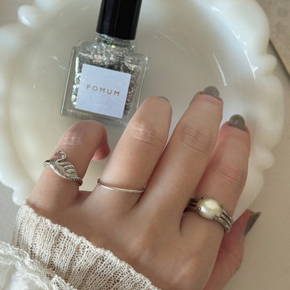 [ silver ] swan pinky