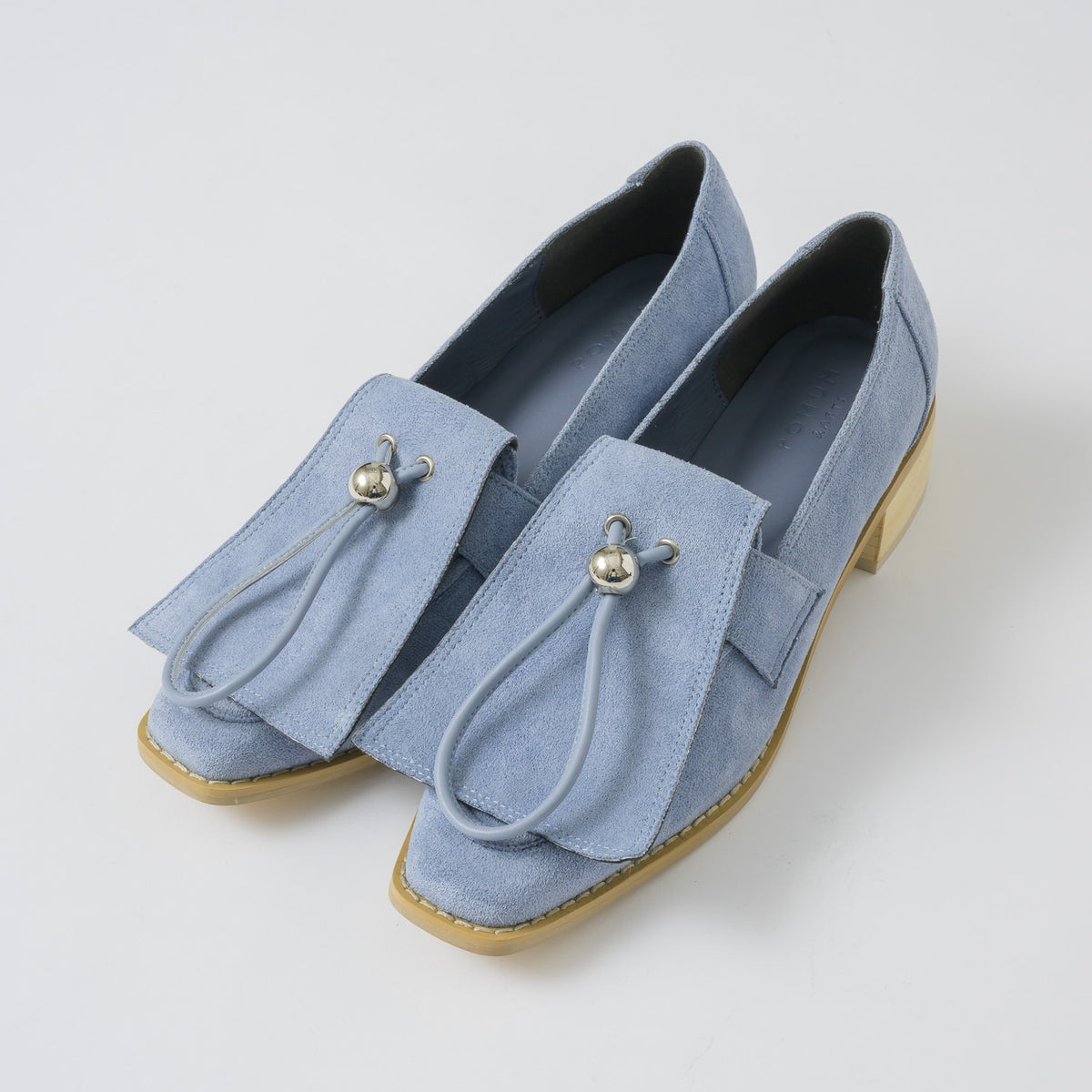 【Blue】suede flap loafer【サンプル品(返品不可)】
