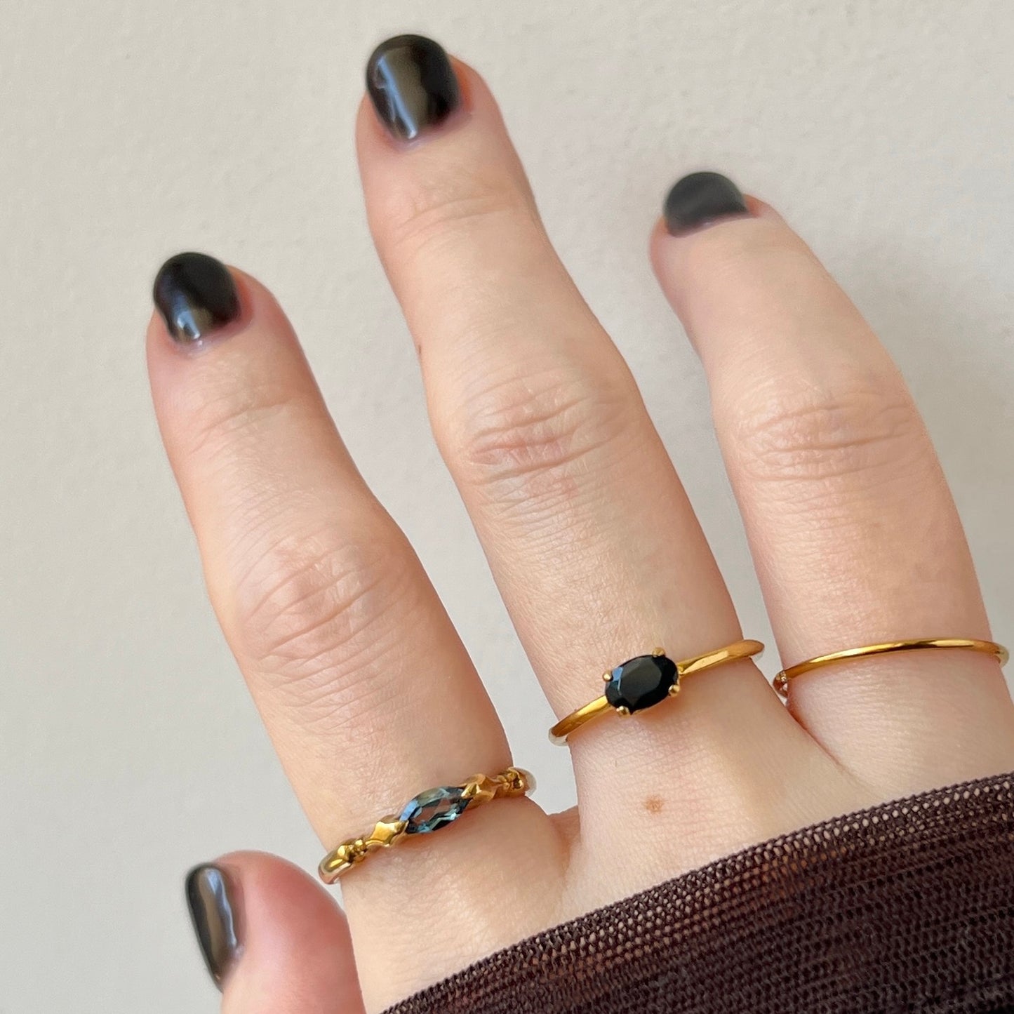 [ london blue topaz ] polar star gold