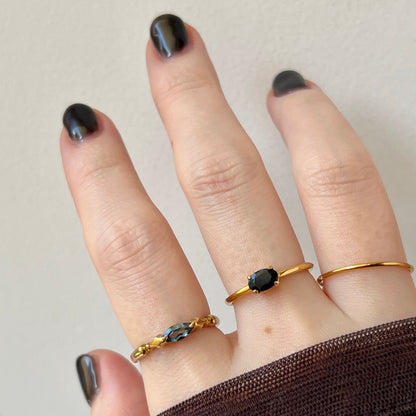 [ london blue topaz ] polar star gold