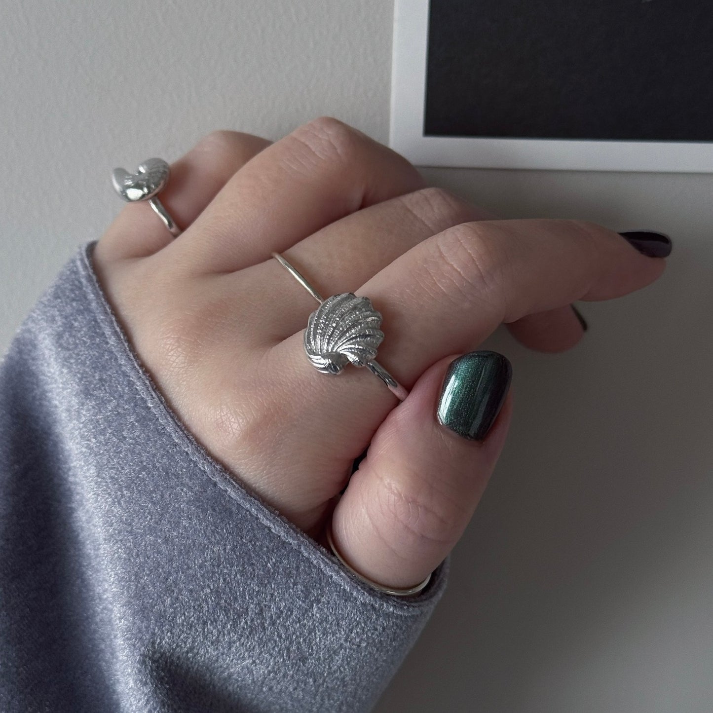 [ silver ] calm [ free size ]