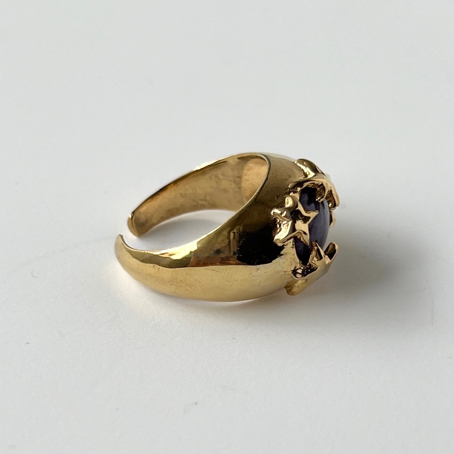 [ charoite ] twinkle ring gold
