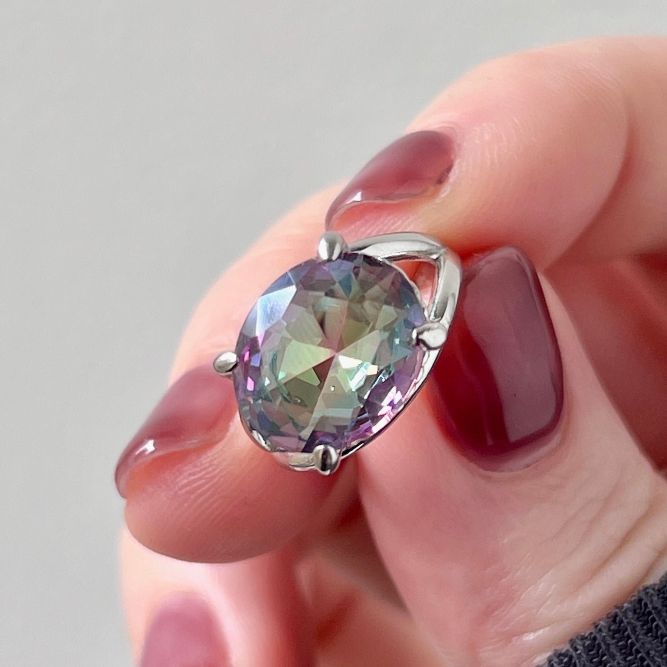 [ mystic quartz ] reine pinky silver
