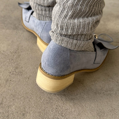 【Blue】suede flap loafer【サンプル品(返品不可)】
