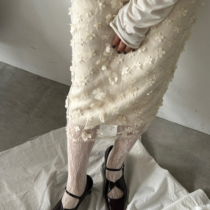 【Brown】square toe maryjane pumps【サンプル品(返品不可)】