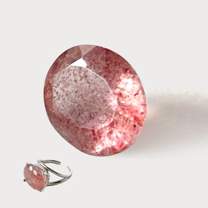 [ pink epidote  ] reine -pinky silver