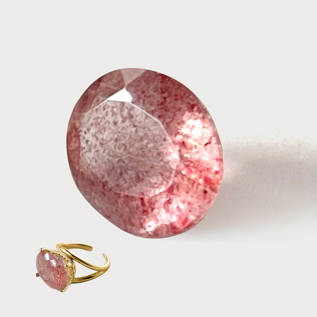 [ pink epidote  ] reine -pinky gold