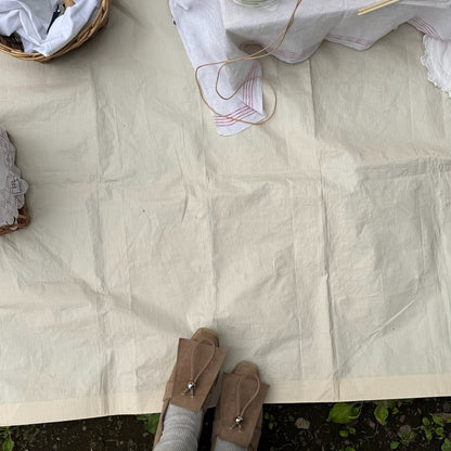 【Beige】suede flap loafer【サンプル品(返品不可)】