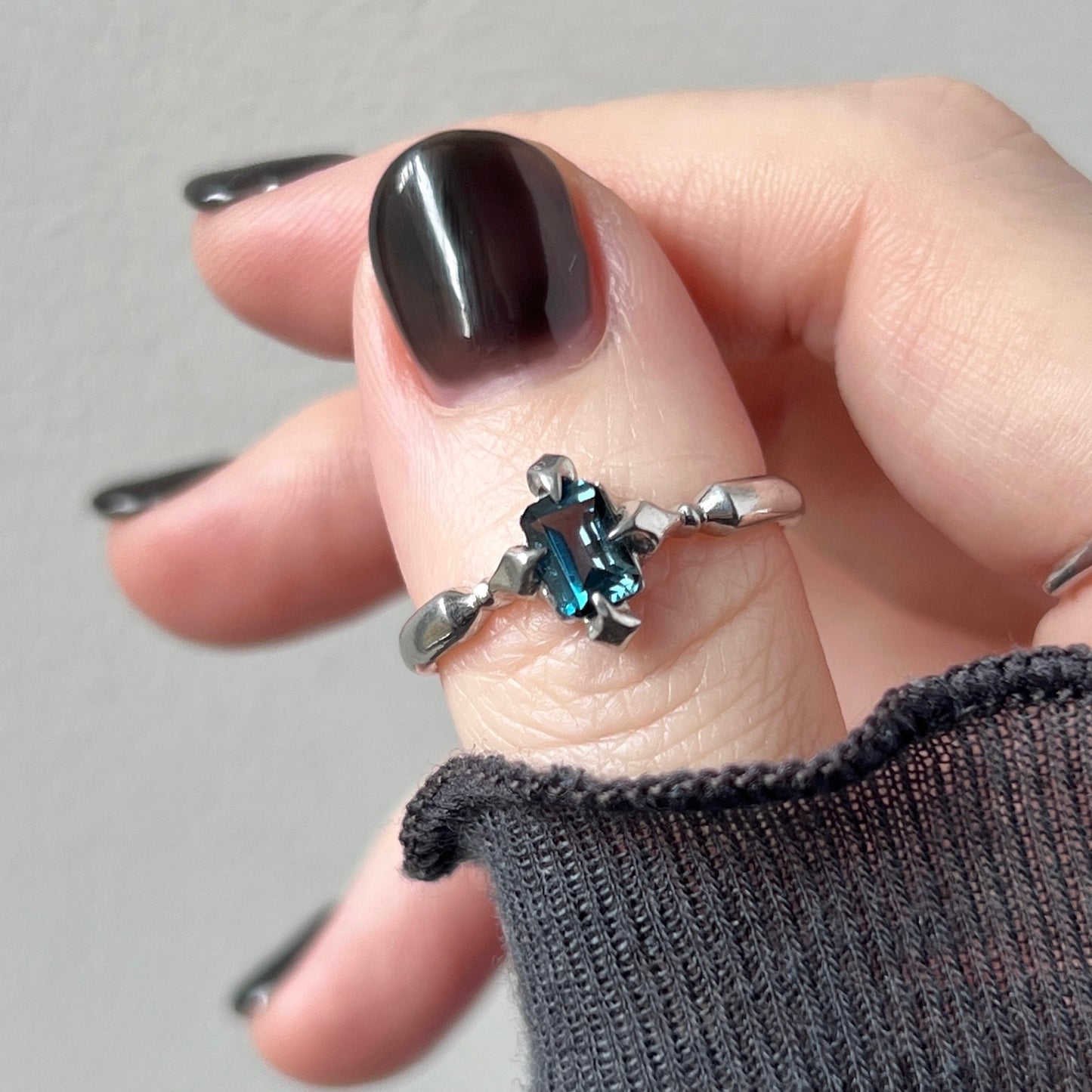 [ london blue topaz ] polaris silver