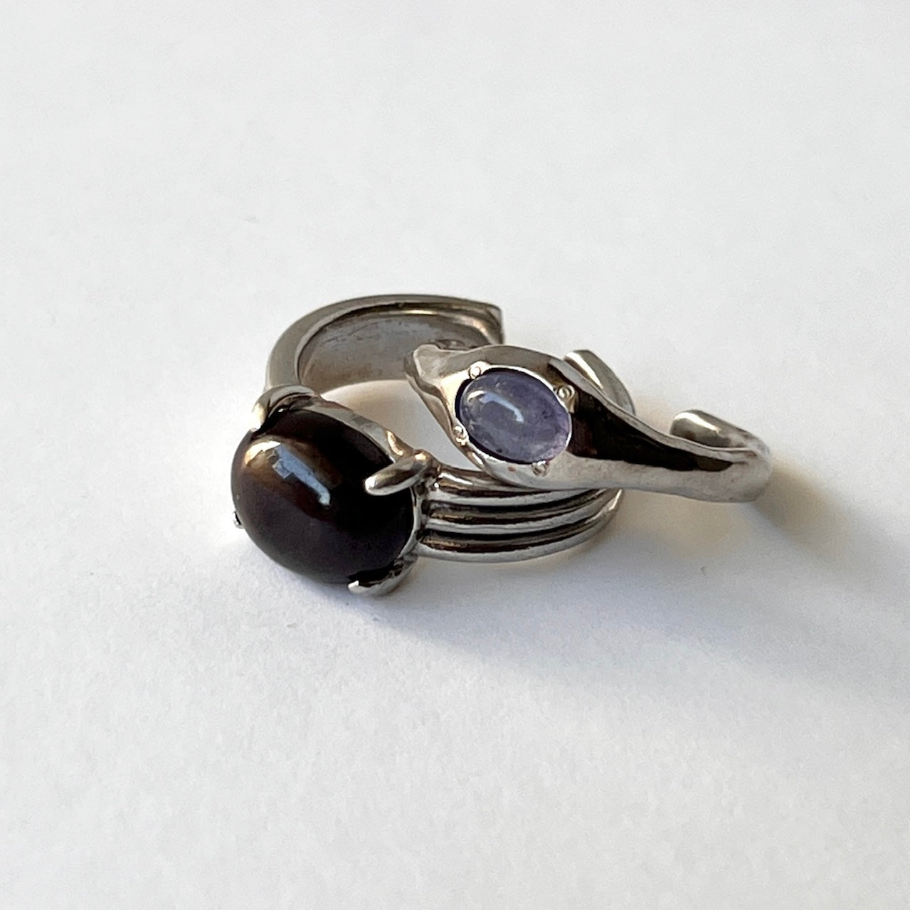 [ tanzanite ] pebble silver