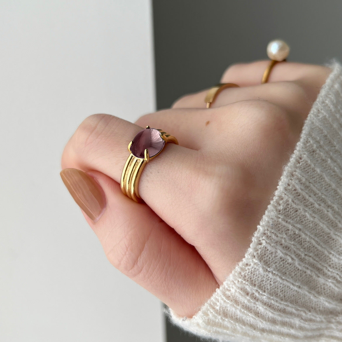 [ peony ] trois gold