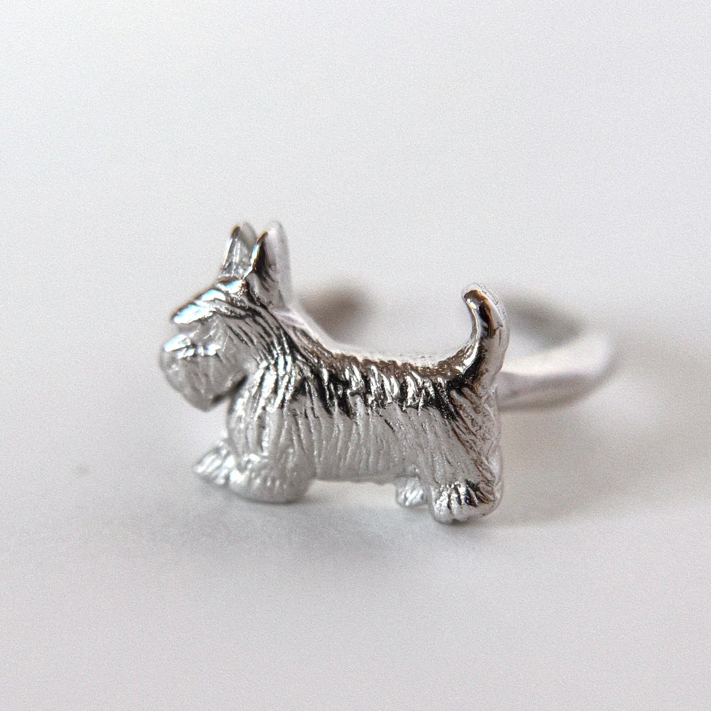 [ silver ] terrier pinky [ free size ]