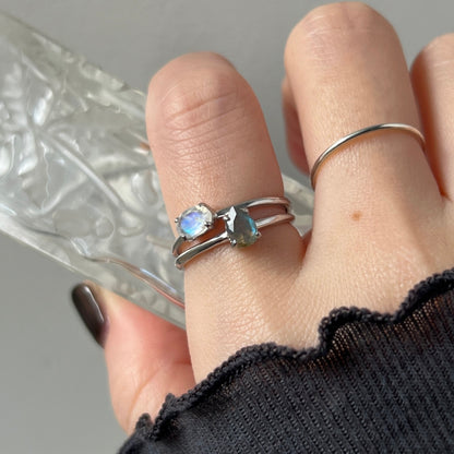 【 recommended set 】oval & drop silver