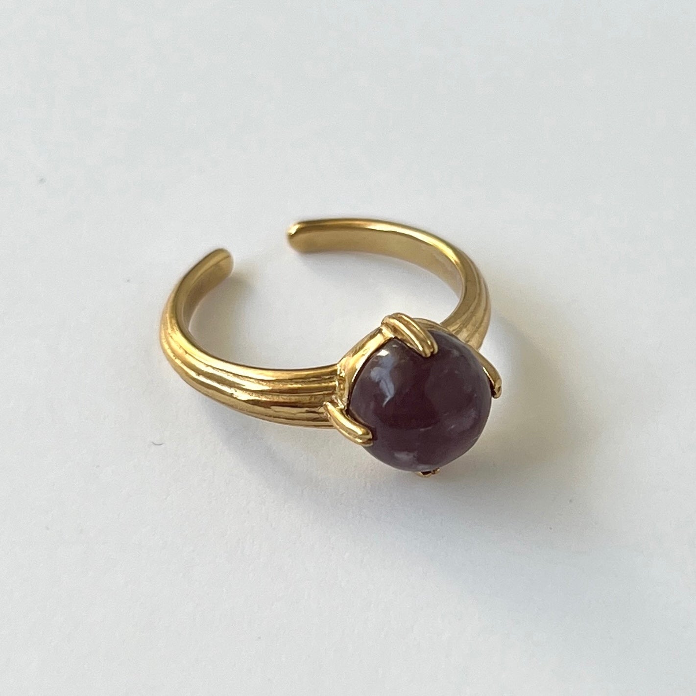 [ lepidolite ] croissant gold