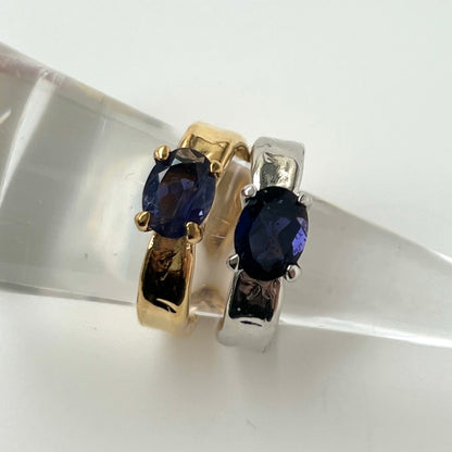 [ iolite ] um gold ring [ free size ]