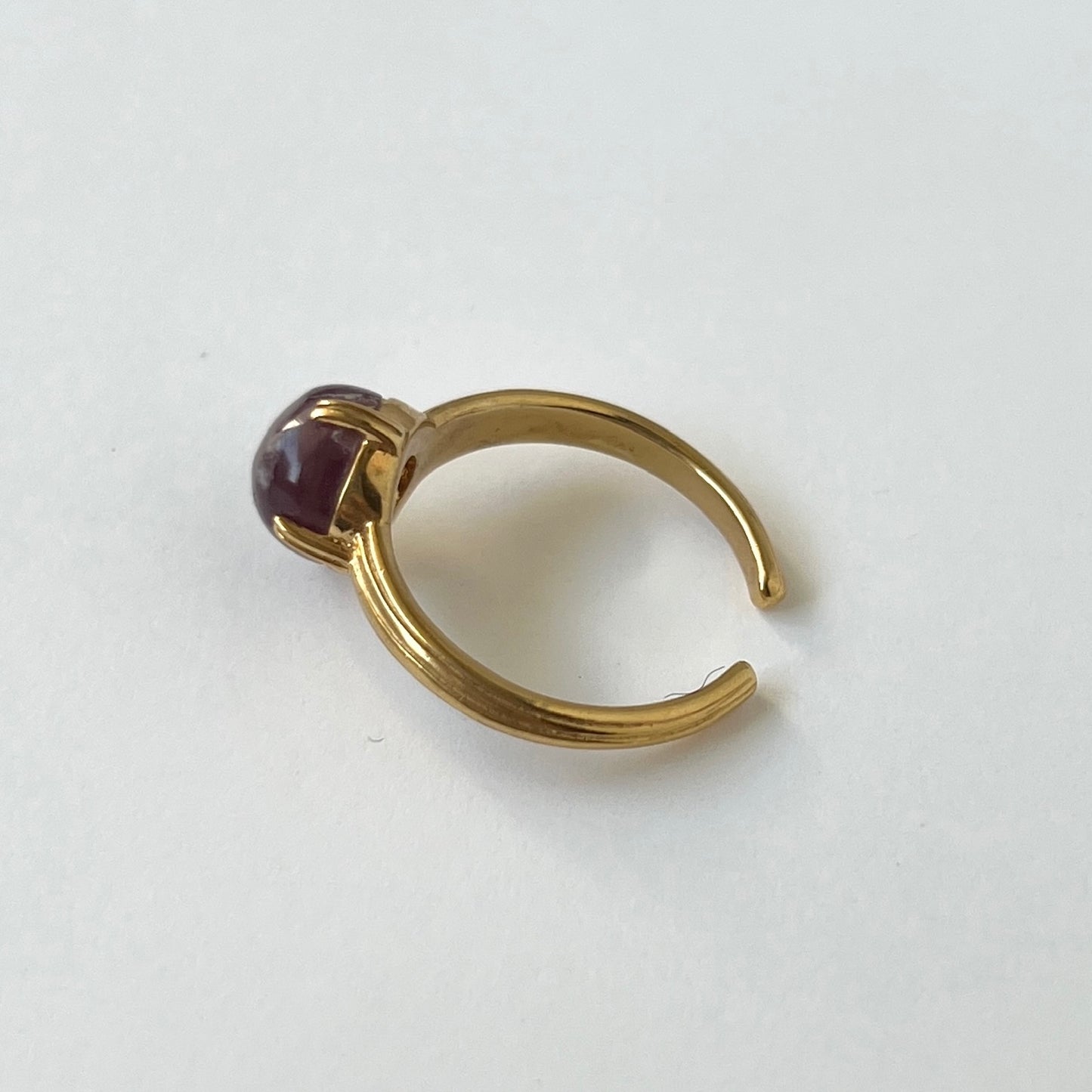 [ lepidolite ] croissant gold