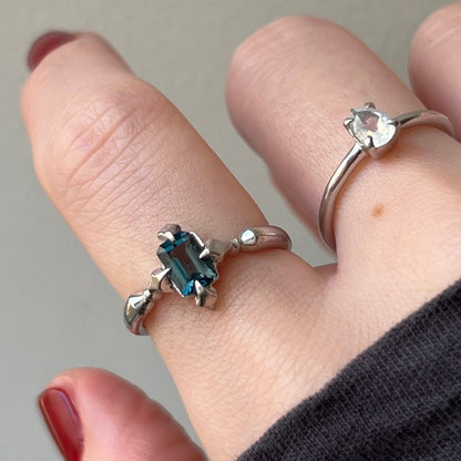 [ london blue topaz ] polaris silver