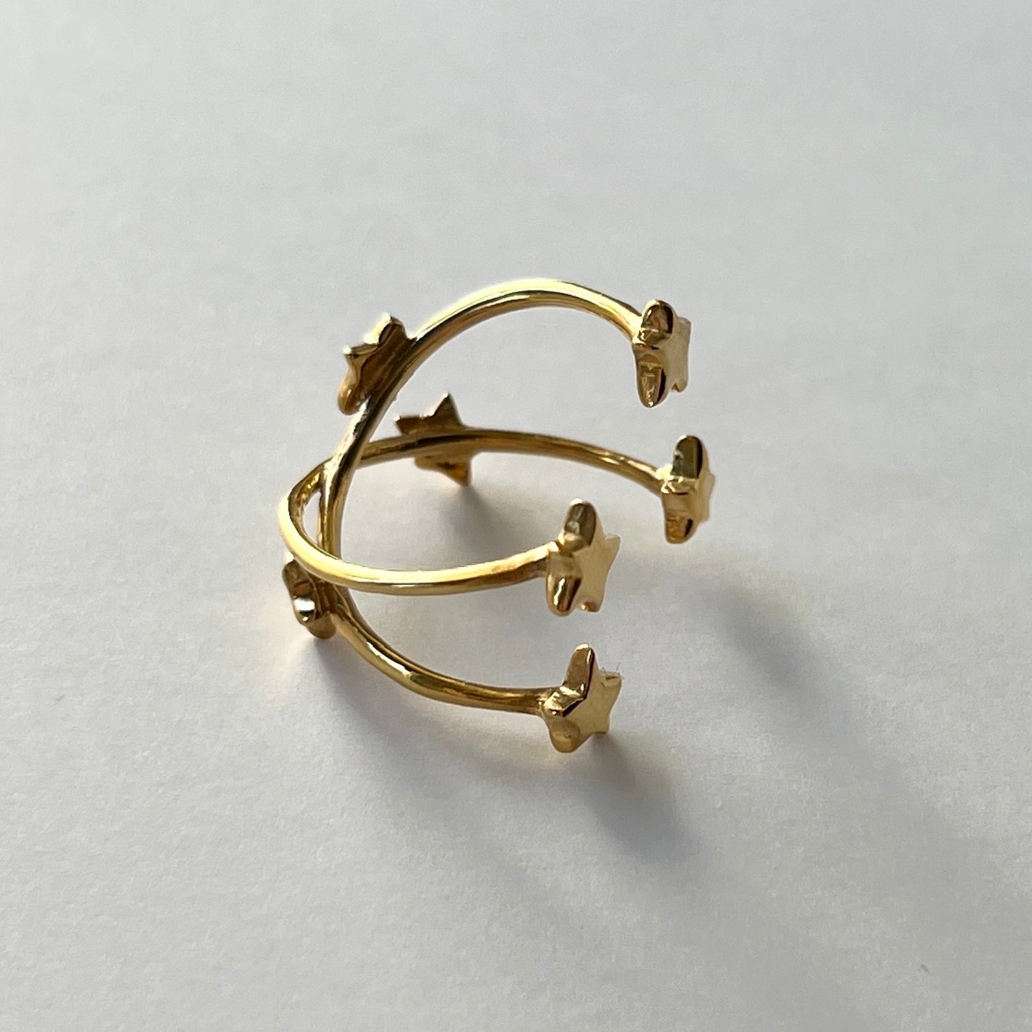 [ gold ] orbit ring [ free size ]