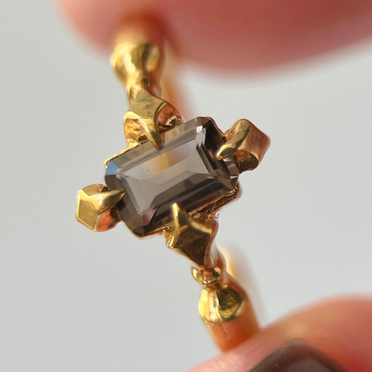 [ smoky quartz ] polaris gold