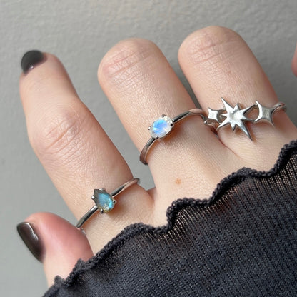 【 recommended set 】oval & drop silver