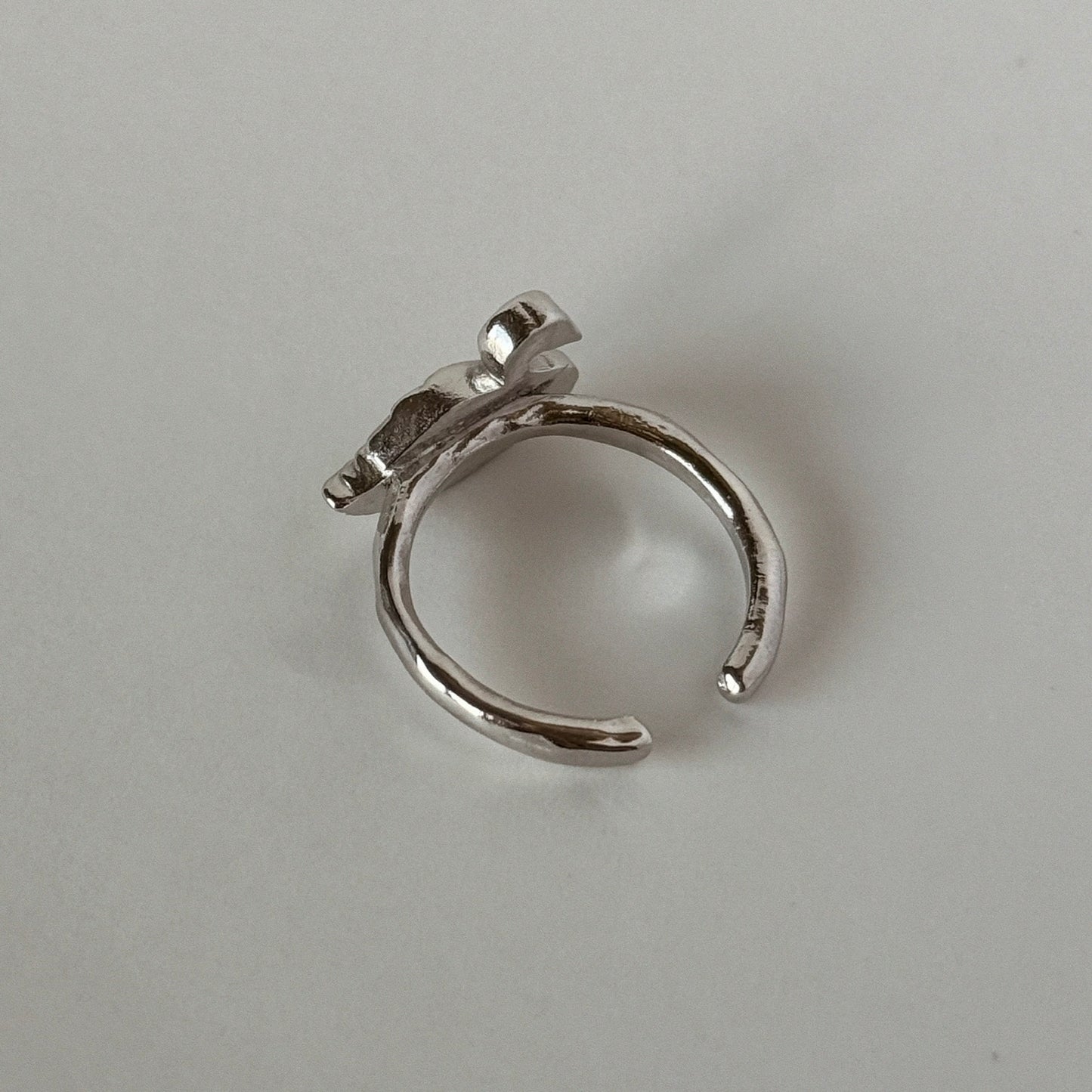 [ silver ] swan pinky