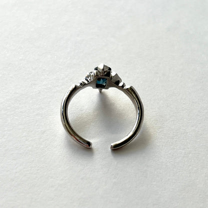 [ london blue topaz ] polaris silver