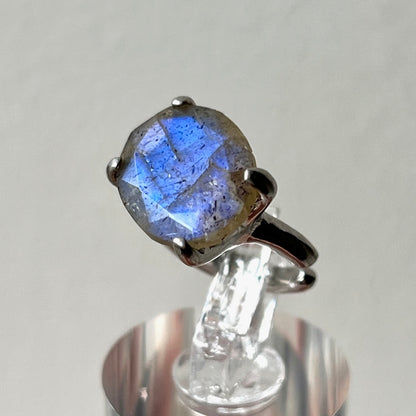 [ labradorite ] GEM ear cuff silver