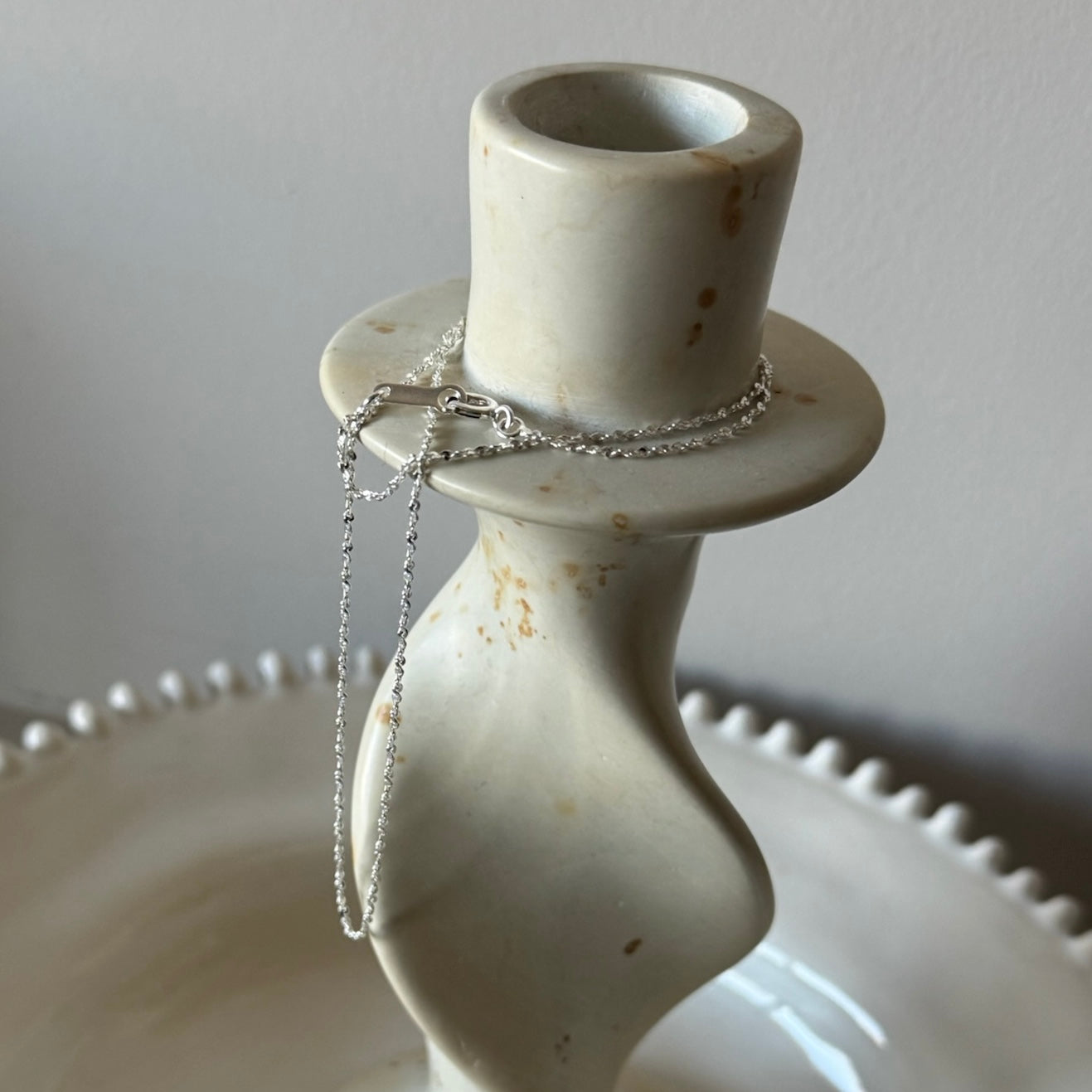 [ SV925 ] twisted chain necklace