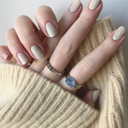 [ sapphire marble ] trois silver