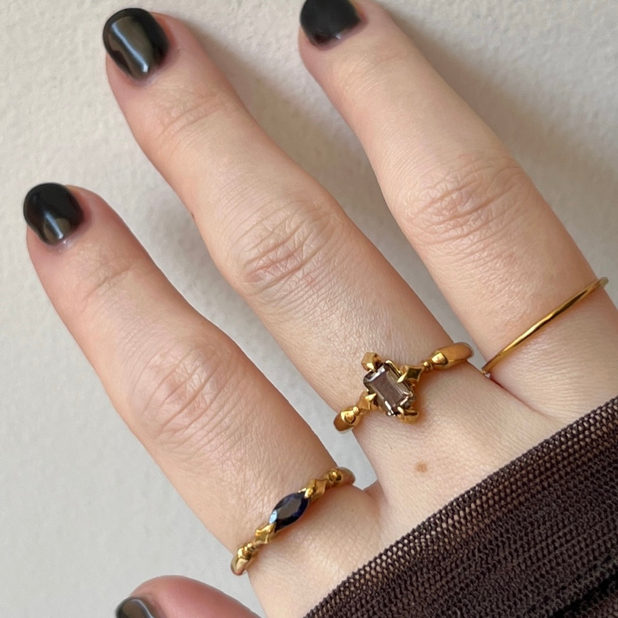 [ smoky quartz ] polaris gold