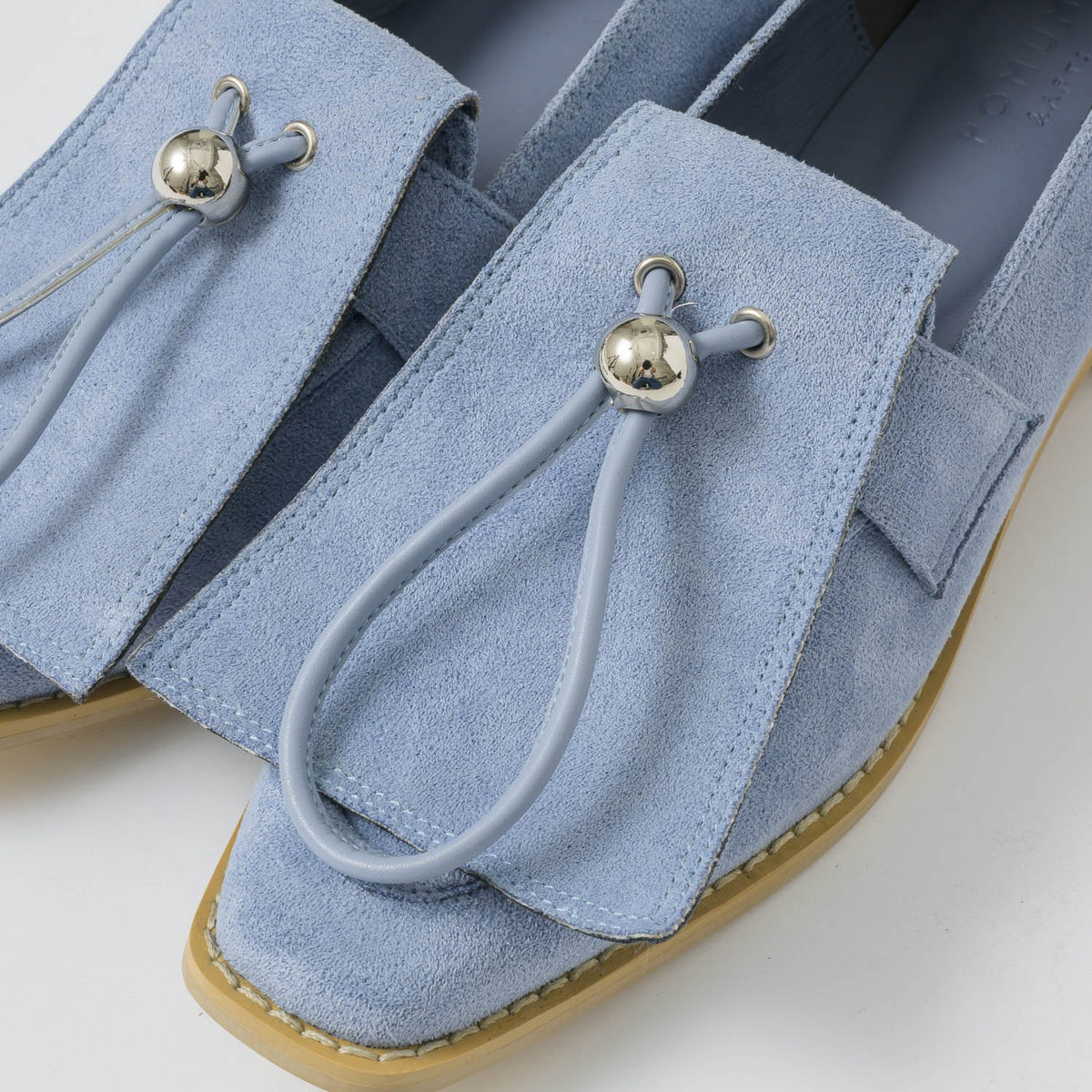【Blue】suede flap loafer【サンプル品(返品不可)】