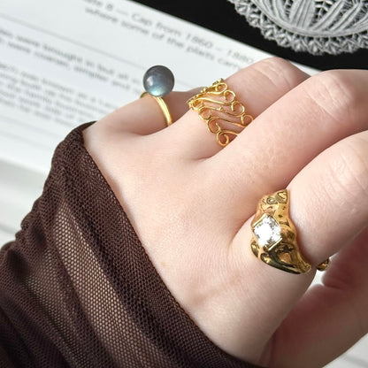 [ labradorite ] churros gold