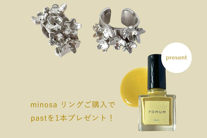 [ silver ] mimosa ring