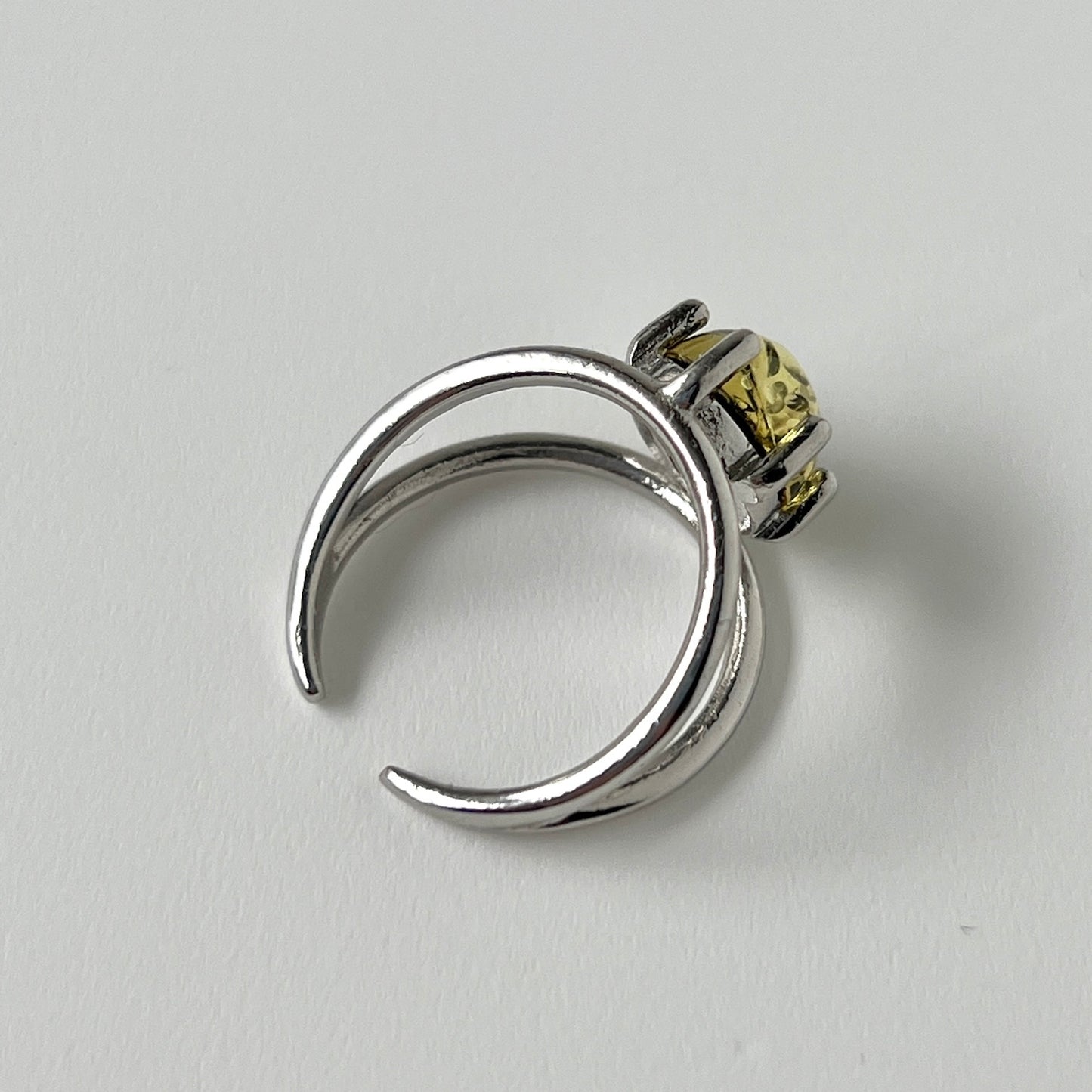 [ black amber ] double silver
