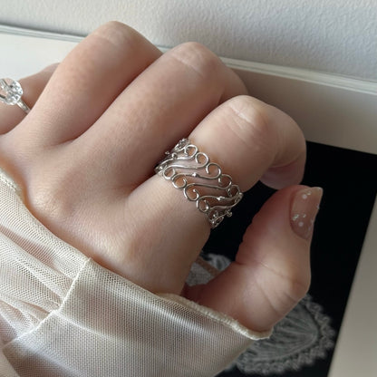 [ silver ] garden decor [ free size ]