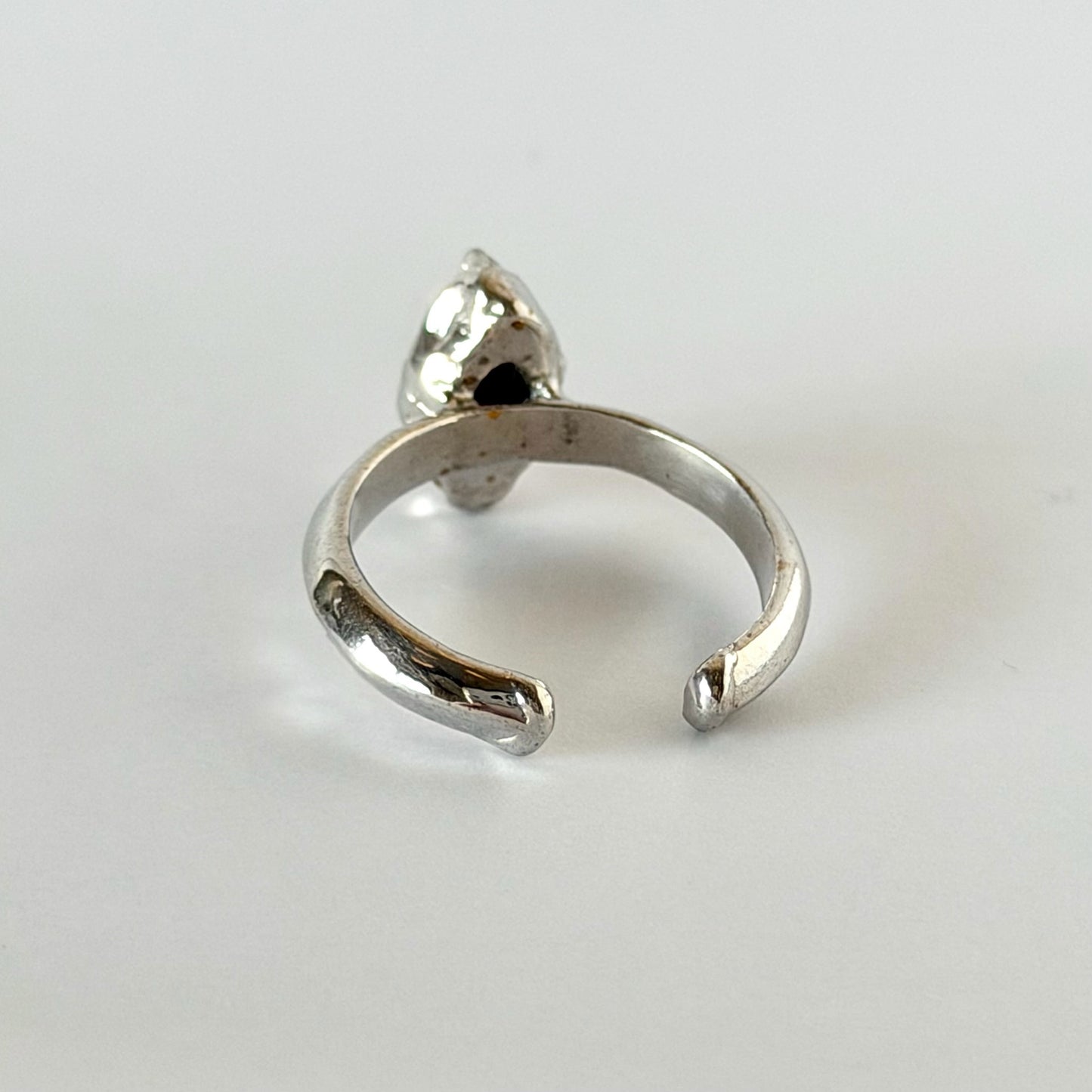 [ white topaz ] marquis stone silver